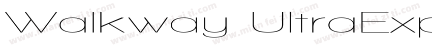 Walkway UltraExpand Bold字体转换
